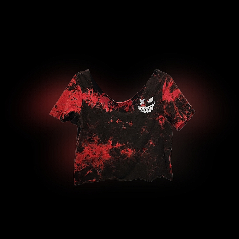 Thrasher tie dye cropped tee s/m